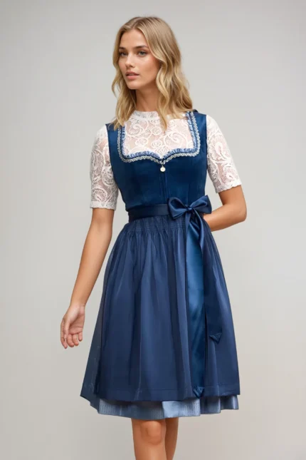 Kurzdirndl Farbspiel