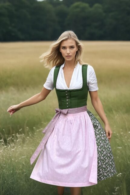 Döblinger Kirtagsdirndl grün