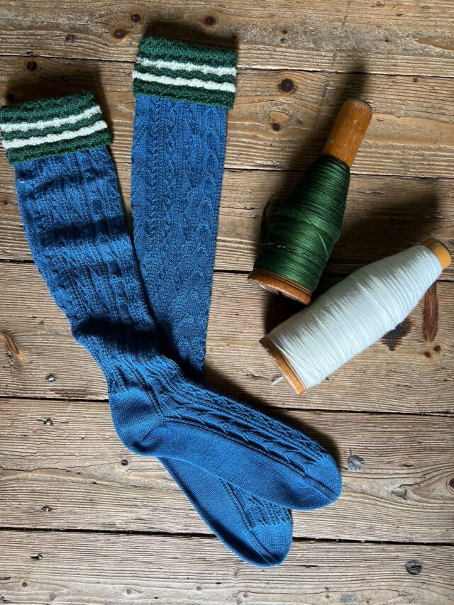 Lederhosenstutzen handgestrickt