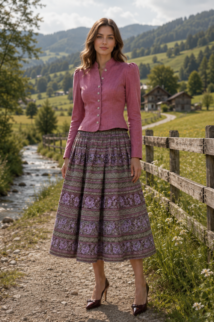Leinenjacke Rosé